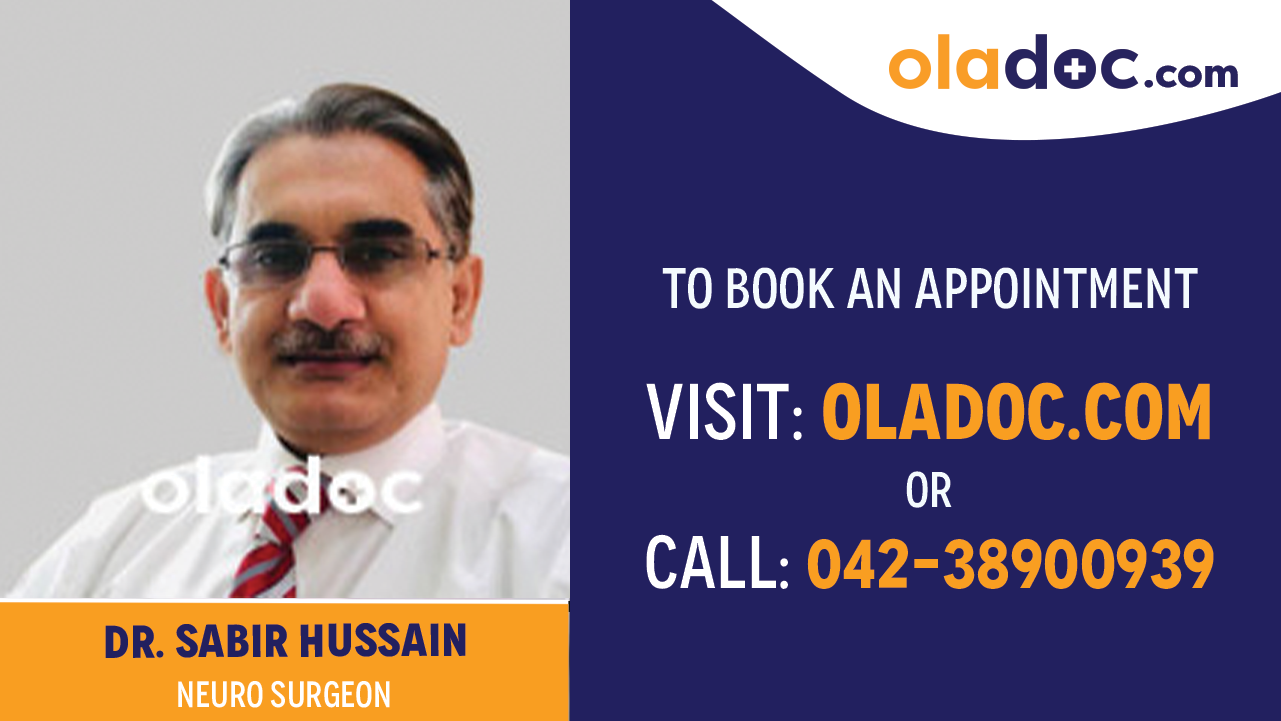 Book appointment with   Dr. Sabir Hussain Bhatti-best Neuro Surgeon in Lahore